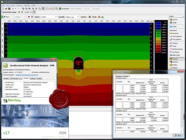 Bentley GeoStructural FEM v17.00.33.00