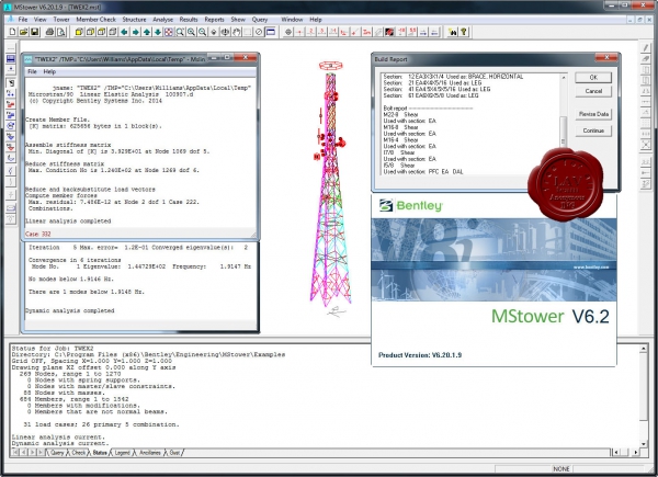 Bentley MSTower 06.20.01.09 build 02.07.2014