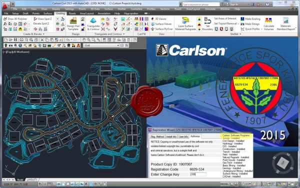 Carlson Civil Suite 2015 build 140721