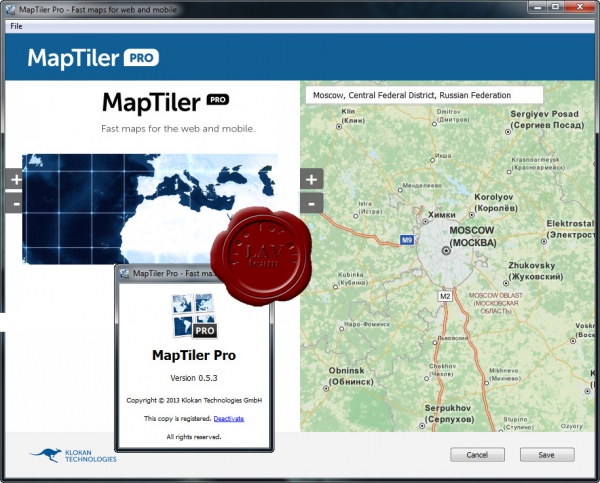 Klokan Maptiler Pro v0.5.3