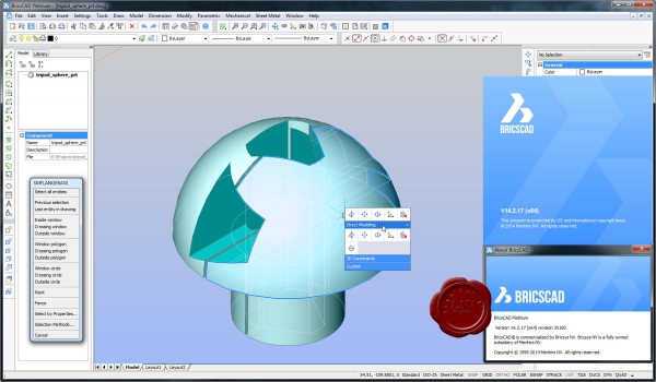 Bricsys Bricscad Platinum v14.2.12.34721 english