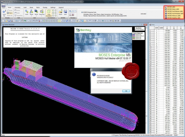 Bentley MOSES SS2 V8i 07.10.00.17 Enterprise Suite