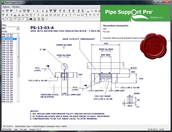 Zeataline Pipe Support Pro v4.2.2