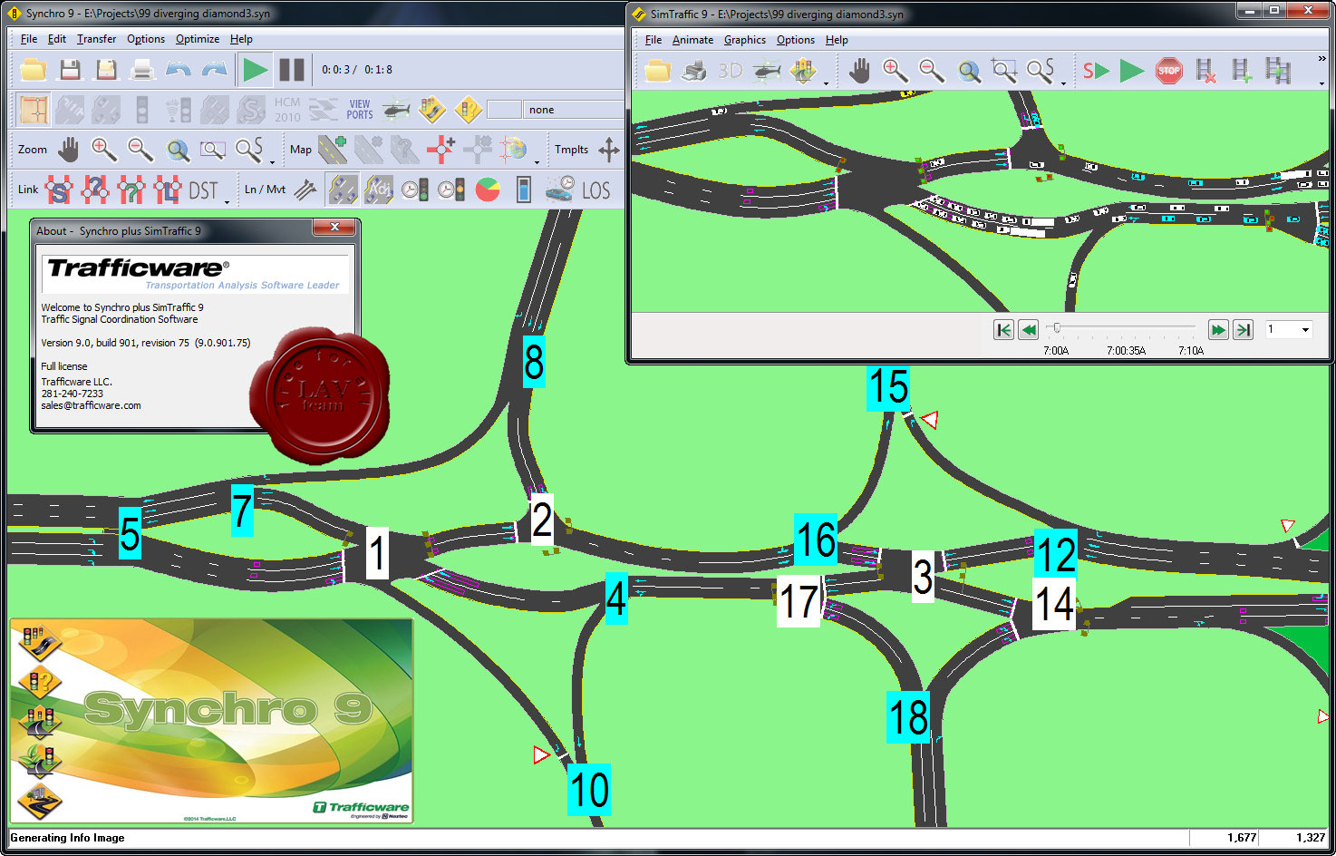synchro 7 traffic software free