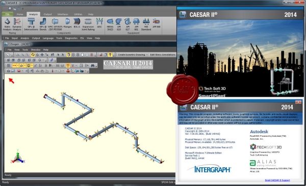 Intergraph CAESAR II 2014 v7.00.00.2800 build 140416