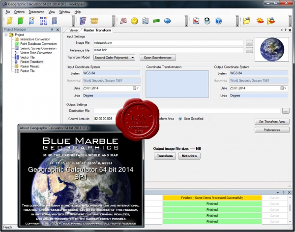 Blue Marble Geographic Calculator 2014 SP1