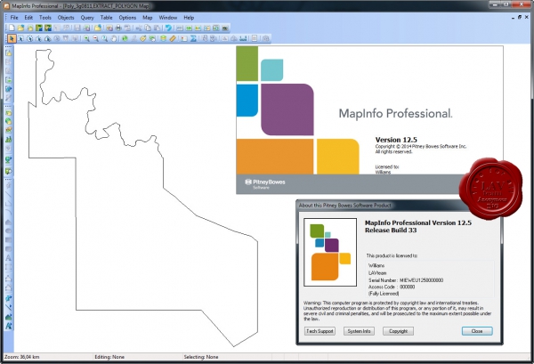 Pitney Bowes MapInfo Pro v12.5 build 33