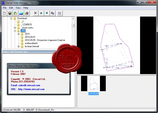 Etecad CADSlide v1.5