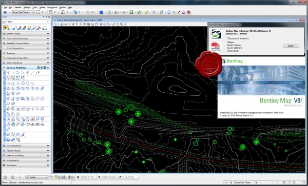 Bentley Map Enterprise V8i SS4 08.11.09.503