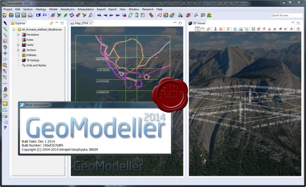 Intrepid Geophysics GeoModeller 2014 v3.2.0 build 01/12/2014 Intrepid Geophysics GeoModeller 2014 v3.2.0 build 01/12/2014