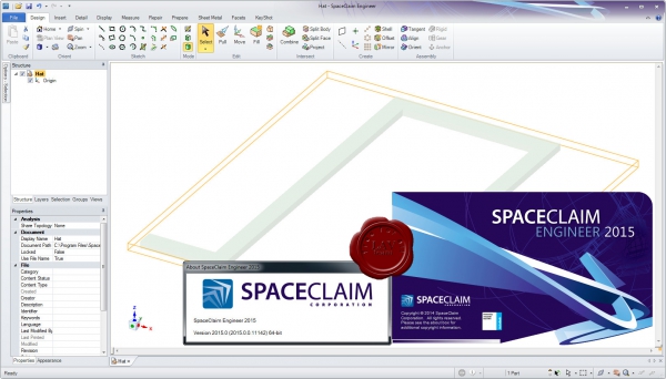 SPACECLAIM 2015.0