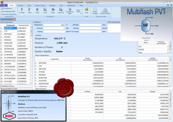 KBC Infochem Multiflash v6.0.09