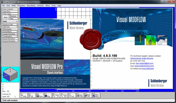 Schlumberger Visual MODFLOW Pro Classic Interface v4.6.0.166