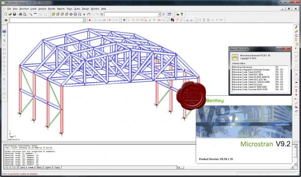 Bentley Microstran Advanced 09.20.01.35