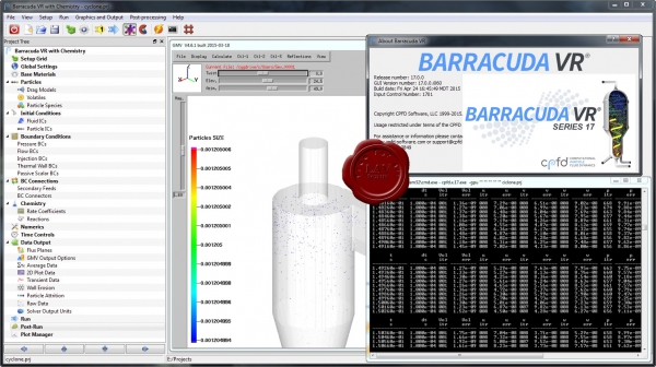 CPFD Barracuda Virtual Reactor v17.0.0