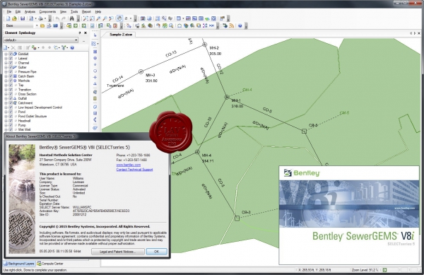 Bentley SewerGEMS V8i SS5 08.11.05.58