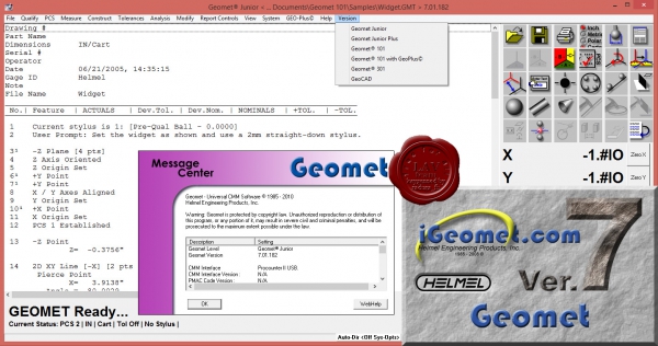 Helmel Engineering Geomet v7.01.182