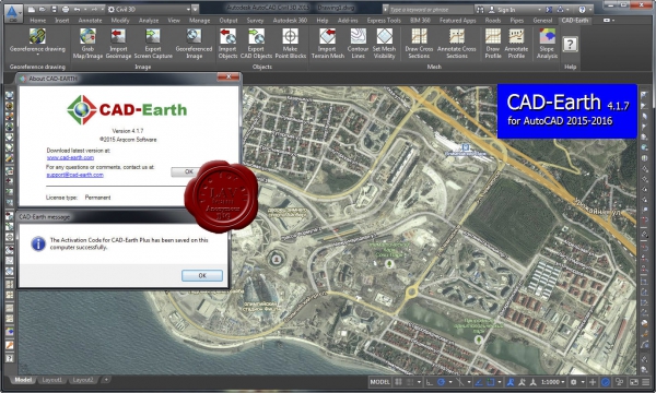 Arqcom CAD-Earth v4.1.7