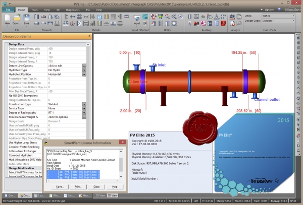 Intergraph PV Elite 2015 v17.00.00.0001