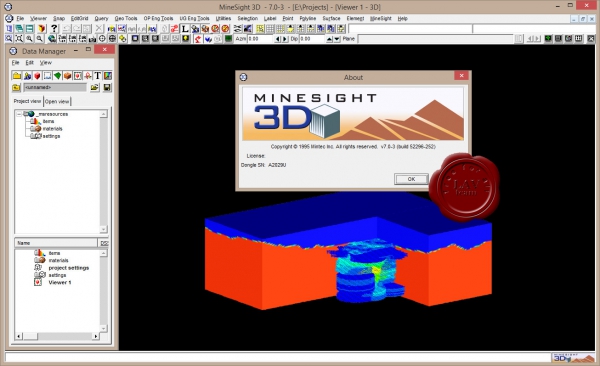 Mintec MineSight 3D v7.0.3