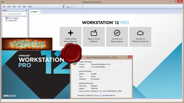 EMC VMware Workstation Pro v12.0.0.2985596