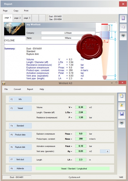 FireEx WinVent v4.0