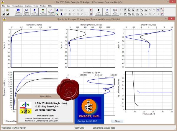 Ensoft LPile 2015 v8.03