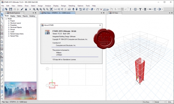 CSI ETABS 2015 v15.2.0.1295