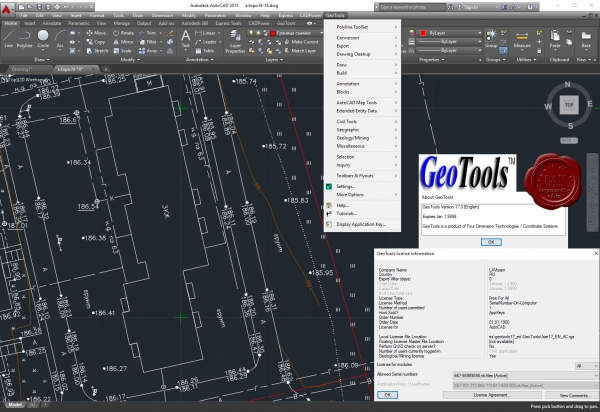 Four Dimension Technologies GeoTools v17.0