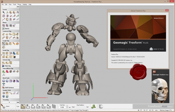 3D Systems Geomagic Freeform Plus v2016.0.22