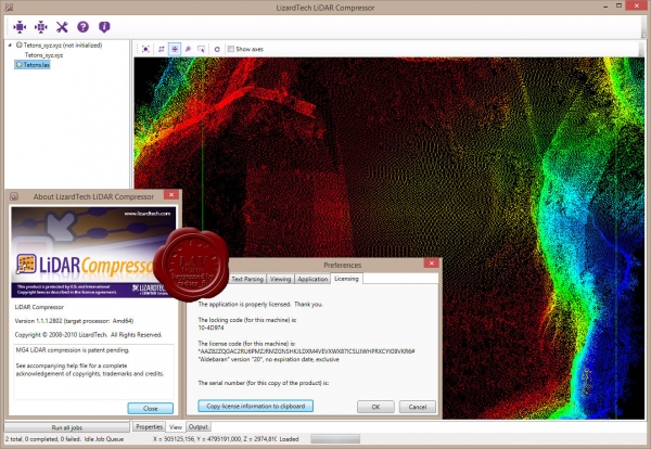 LizardTech LiDAR Compressor v1.1.1.2802