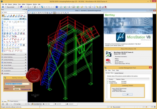 Bentley MicroStation V8i SS4 08.11.09.832