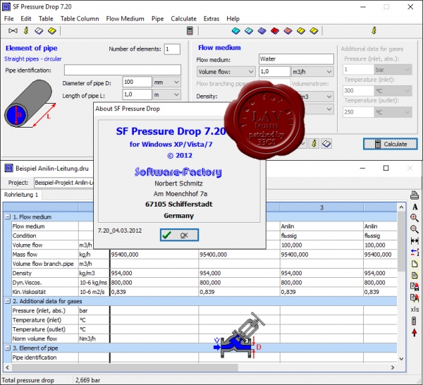 Software-Factory Pressure Drop v7.5 Software-Factory Pressure Drop v7.5