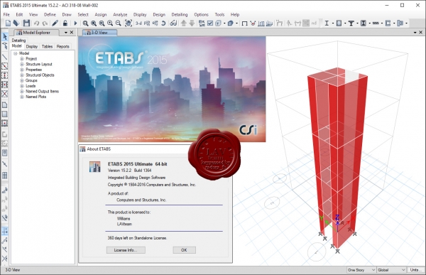 CSI ETABS 2015 v15.2.2.1364