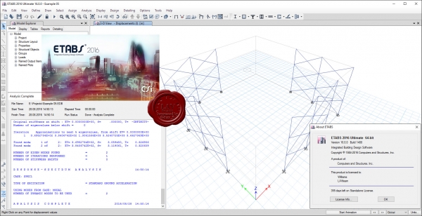 CSI ETABS 2016 v16.0.0 build 1488