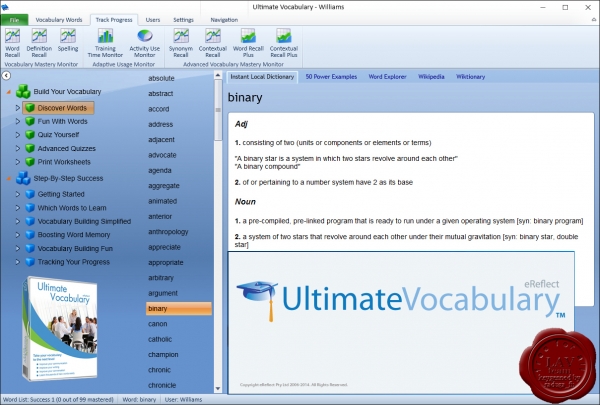 eReflect Ultimate Vocabulary 2014 eReflect Ultimate Vocabulary 2014