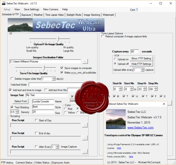 SebecTec Webcam v3.7.5