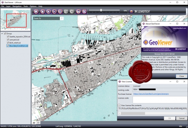 LizardTech GeoViewer Professional v9.0.1.4213