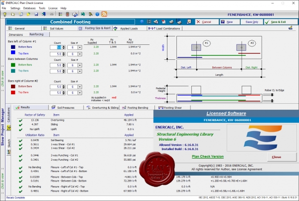 ENERCALC Structural Engineerin Library v6.16.8.31 + RetainPro v11.16.07.15