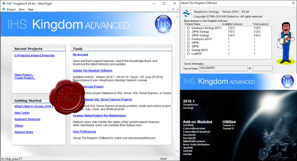 IHS Kingdom Suite Advanced 2016.1 v10.1 build 130