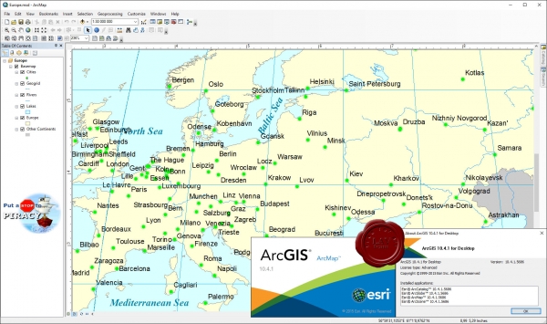 ESRI ArcGIS Desktop v10.4.1.5686
