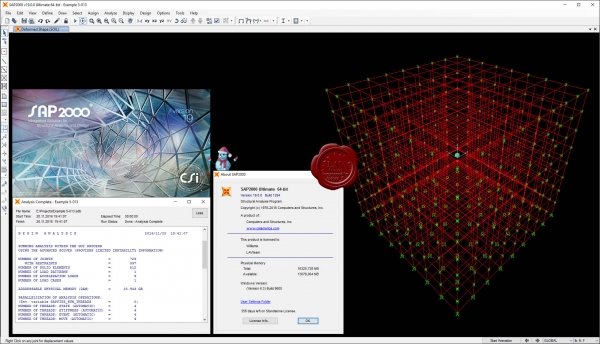 CSI SAP2000 v19.0.0 build 1294