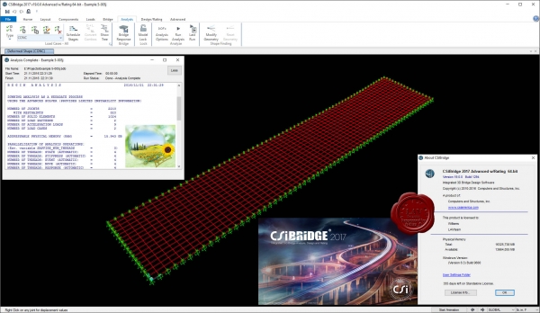 CSI Bridge 2017 Advanced with Rating v19.0.0 build 1294