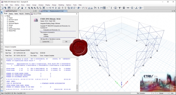 CSI ETABS 2016 v16.0.2 build 1539