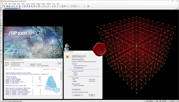 CSI SAP2000 v19.0.0 build 1294