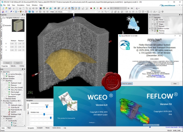 DHI-WASY FEFLOW v7.0.10.15489