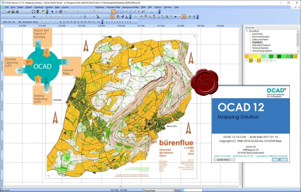 OCAD Mapping Solution v12.1.9.1236