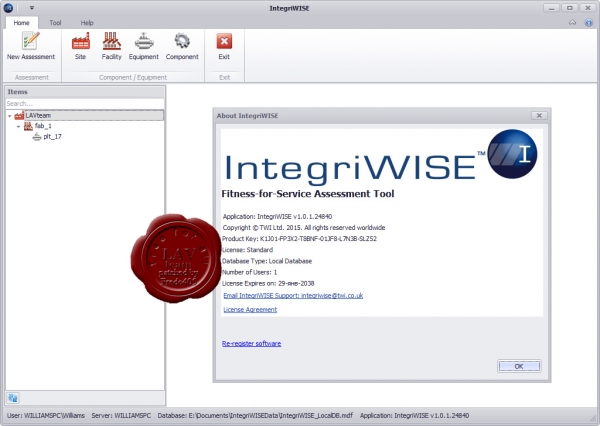 TWI IntegriWISE v1.0.1.24840 TWI IntegriWISE v1.0.1.24840