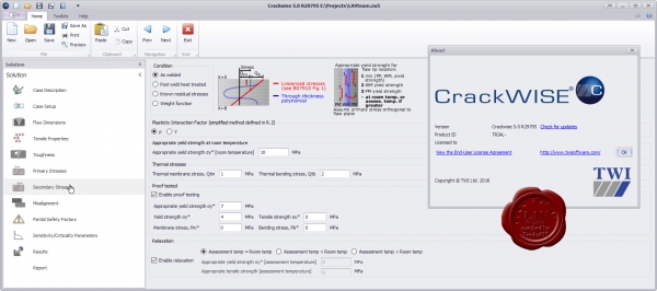 TWI CrackWISE v5.0 R29795 TWI CrackWISE v5.0 R29795