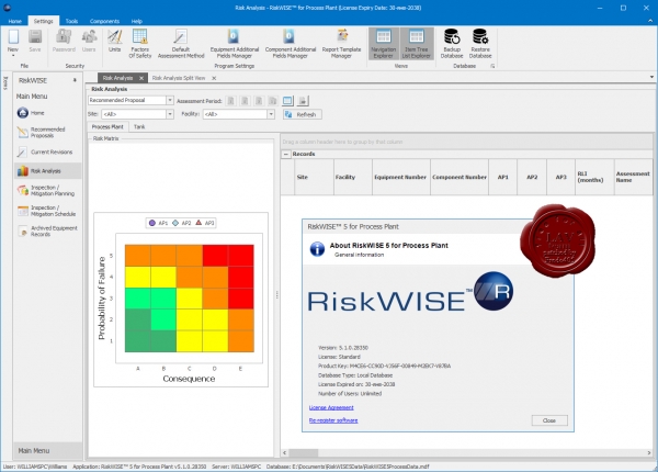 TWI RiskWISE 5 for Process Plant v5.1.0.28350